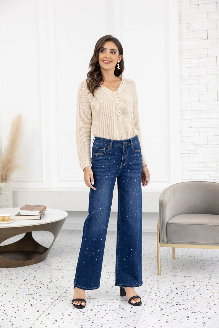 Jean classique scintillant