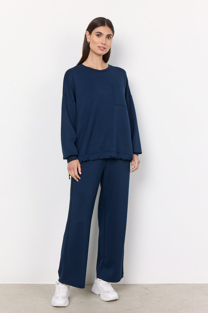 Banu Soft Straight-Leg Trousers