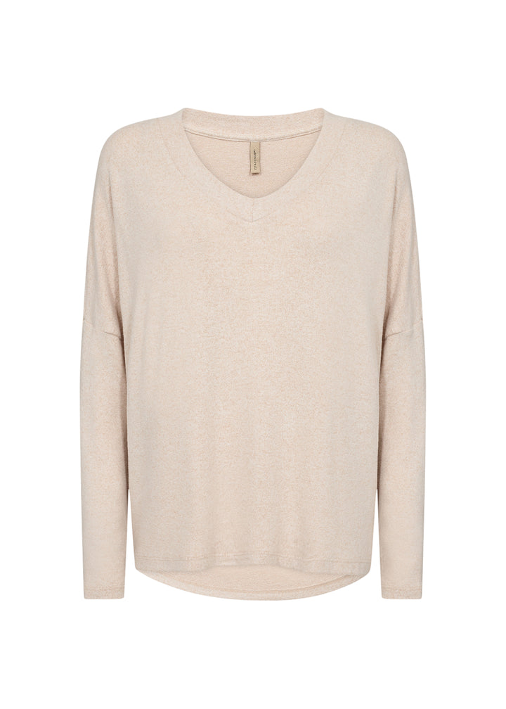 Chandail en fibres écologiques, col en V Biara