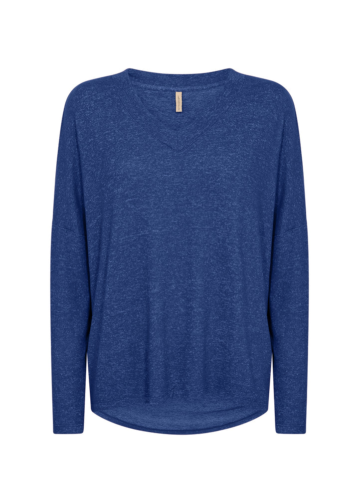 Chandail en fibres écologiques, col en V Biara