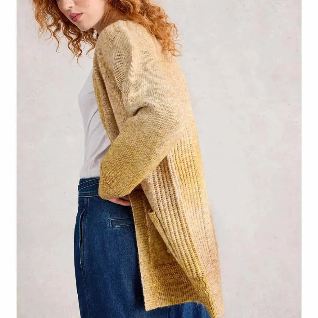 Cardigan long ouvert à manches longues Lilbet