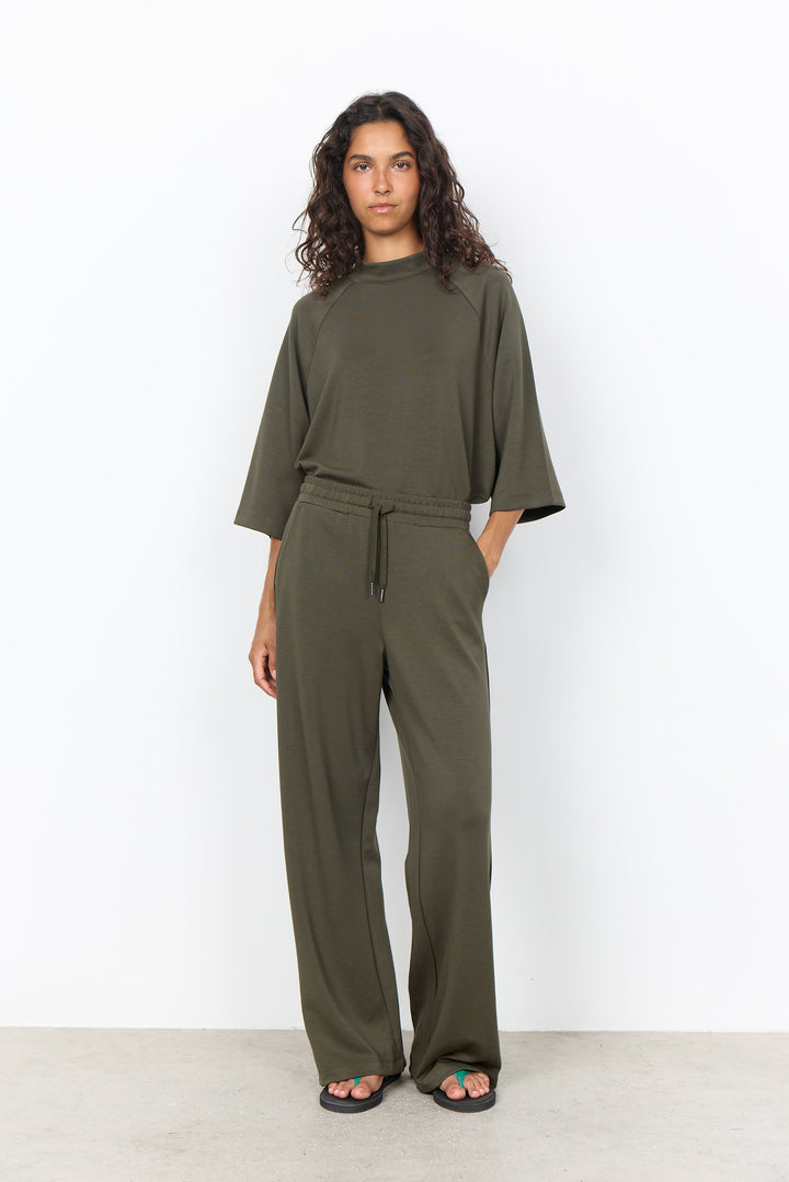 Pantalon à coupe ample Banu - Taille ajustable en mélange modal