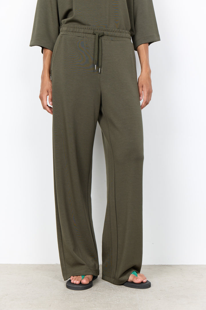 Pantalon à coupe ample Banu - Taille ajustable en mélange modal