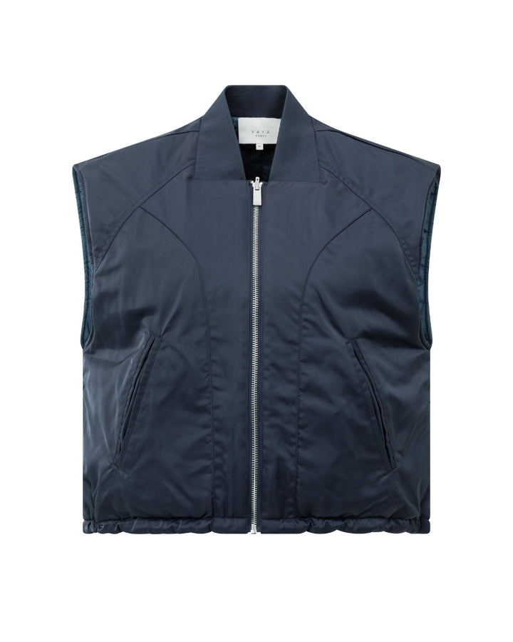 Veste sans manche réversible