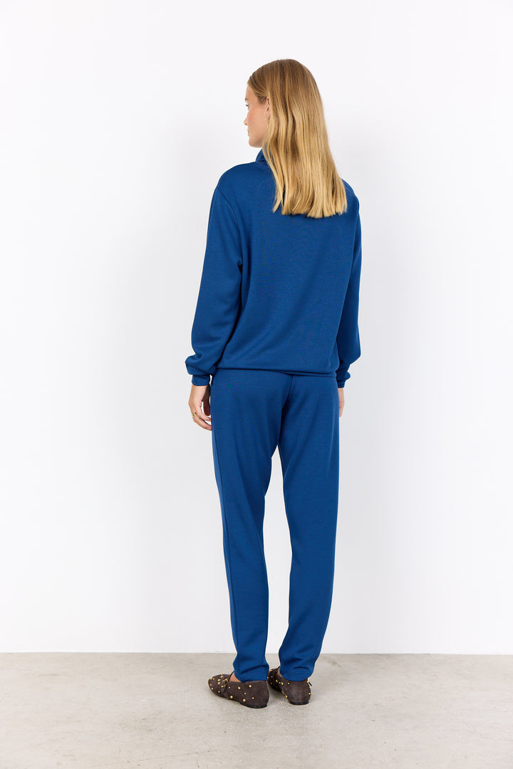 Sweatshirt pour femme à col montant et imprimé inspirant Banu