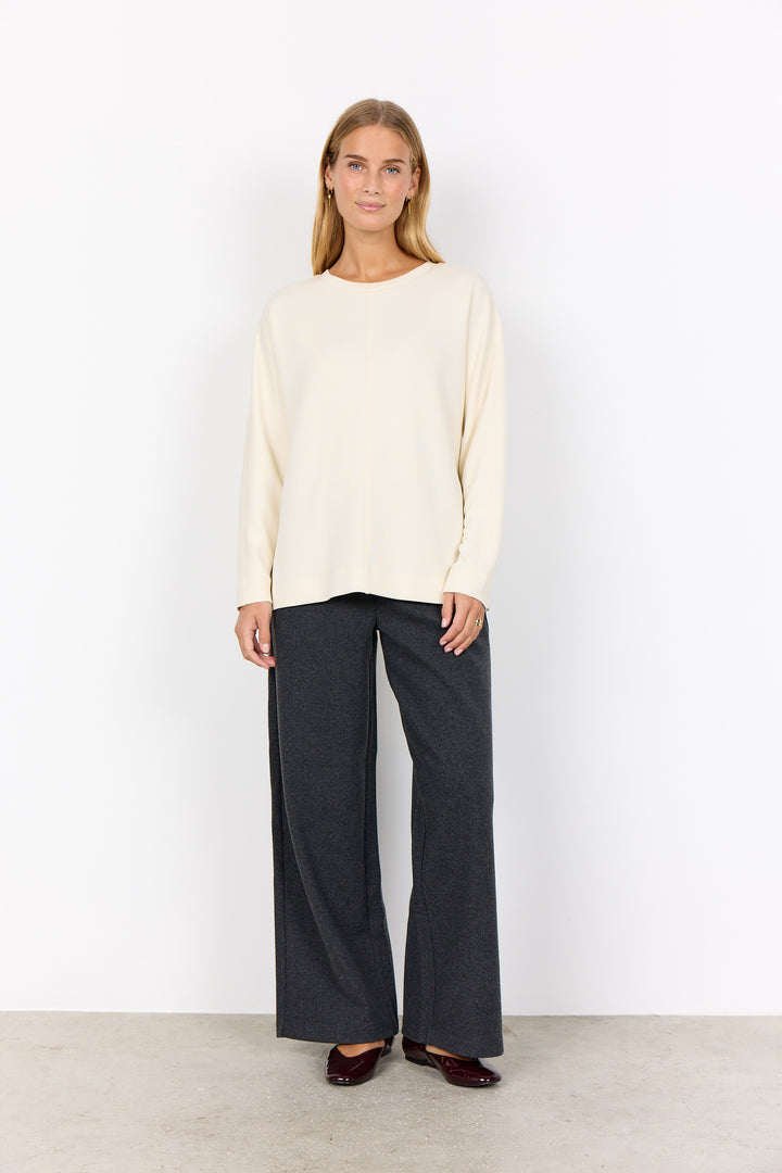 Chandail droit à coutures apparentes  Banu