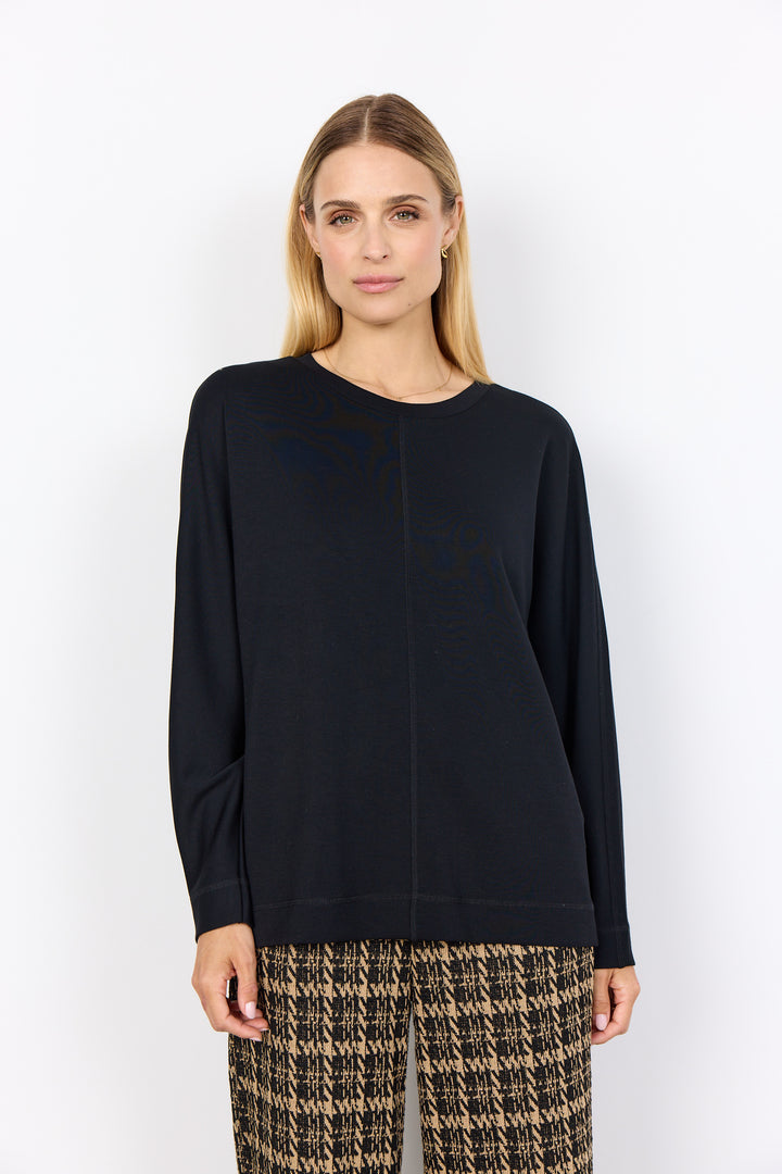 Chandail droit à coutures apparentes  Banu