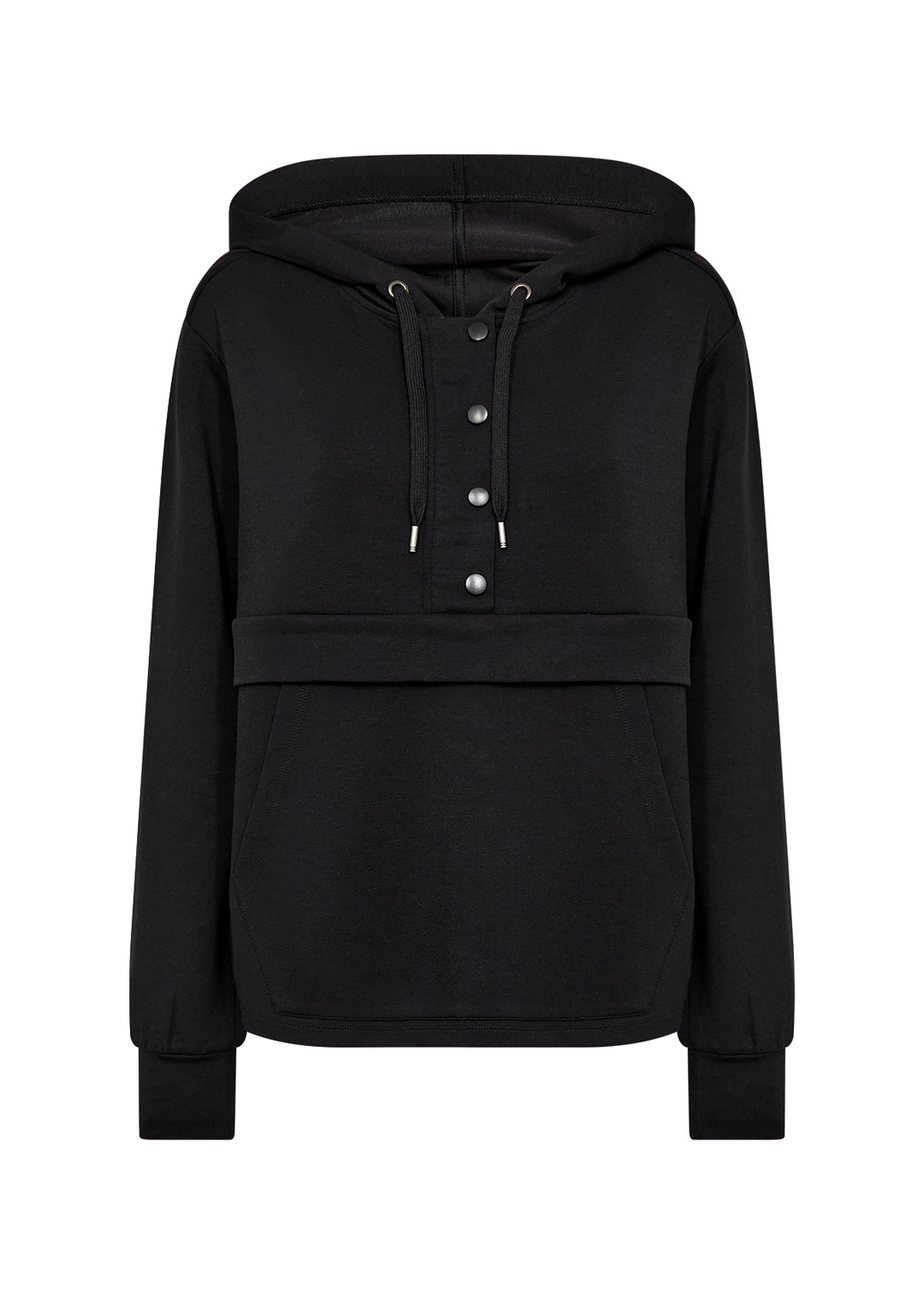 Coton ouaté à capuchon avec boutons pression Banu