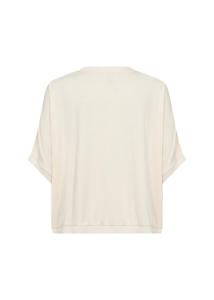 Blouse à col V avec patte de boutonnage Thilde