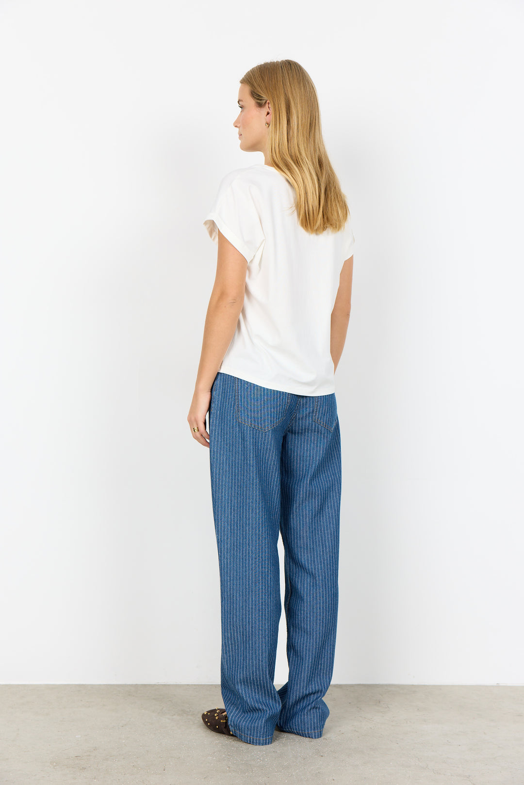 T-shirt floral et rayé Rina