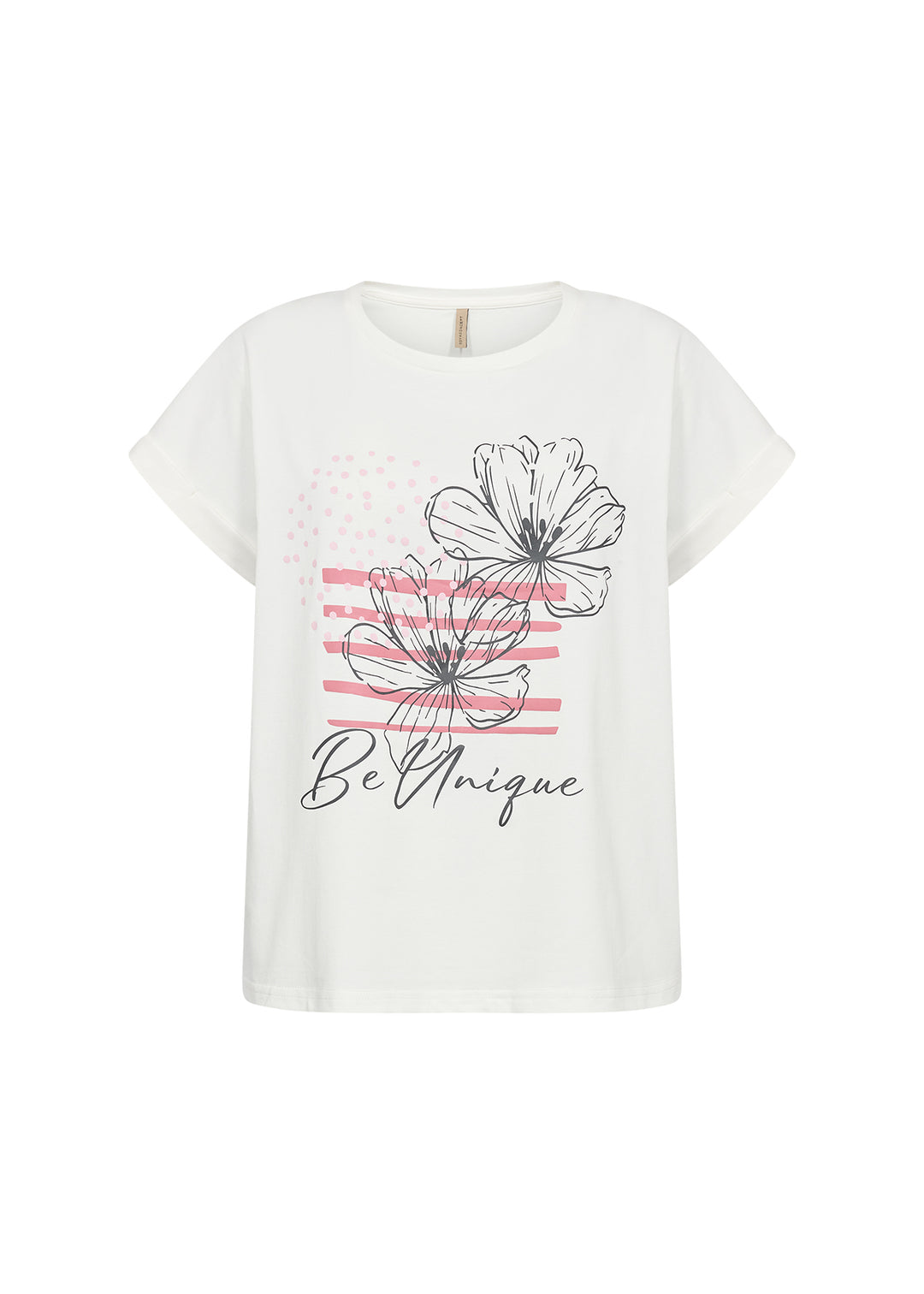 T-shirt floral et rayé Rina