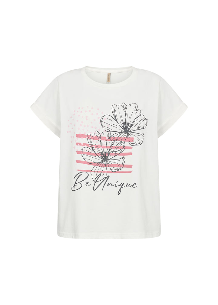 T-shirt floral et rayé Rina
