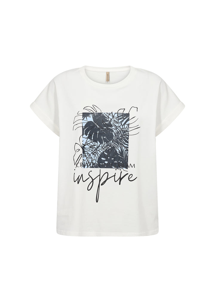 T-shirt imprimé en coton biologique Rina