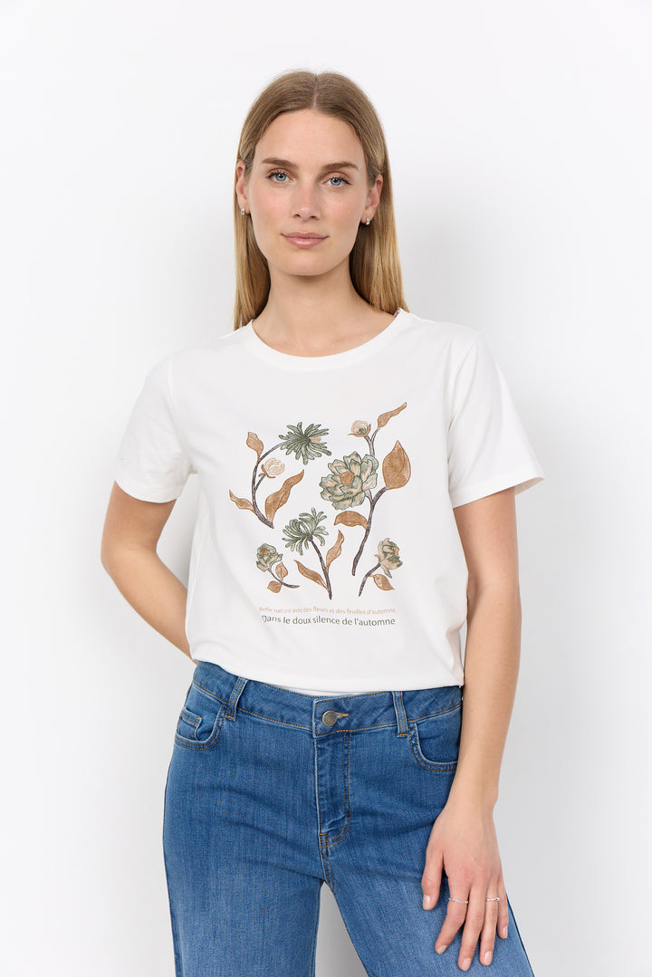 T-shirt à motif floral Rina - Coton biologique doux
