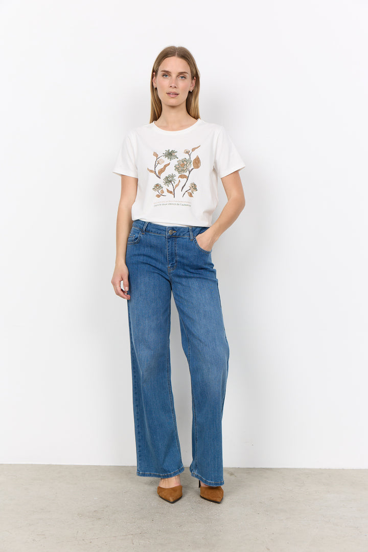 T-shirt à motif floral Rina - Coton biologique doux