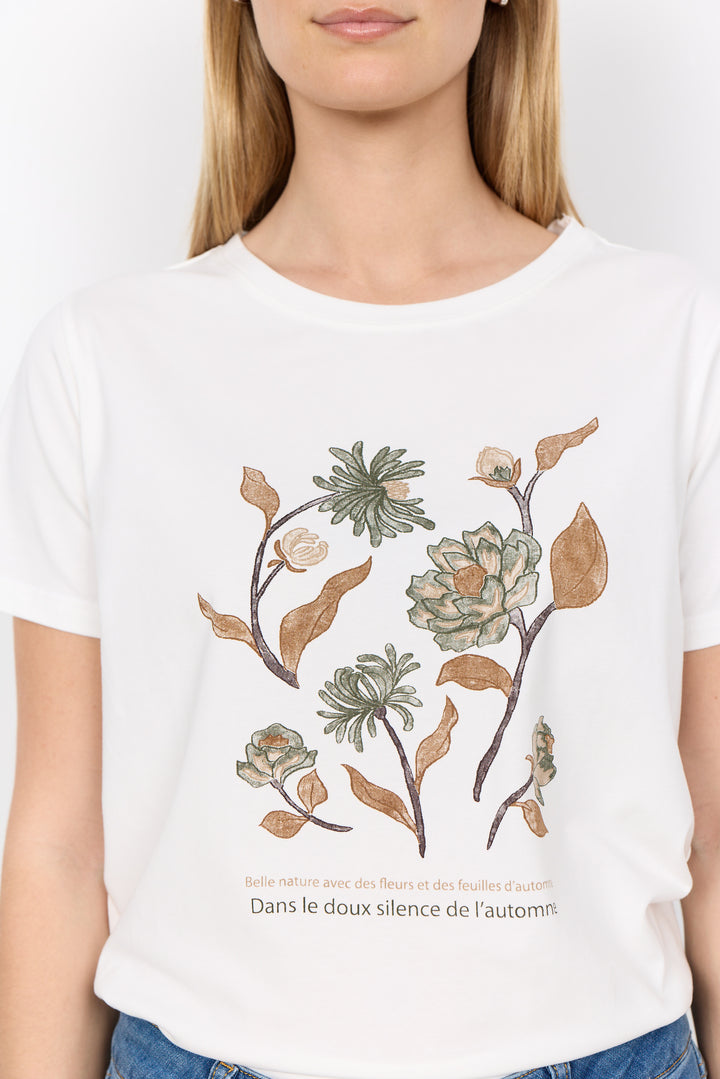 T-shirt à motif floral Rina - Coton biologique doux