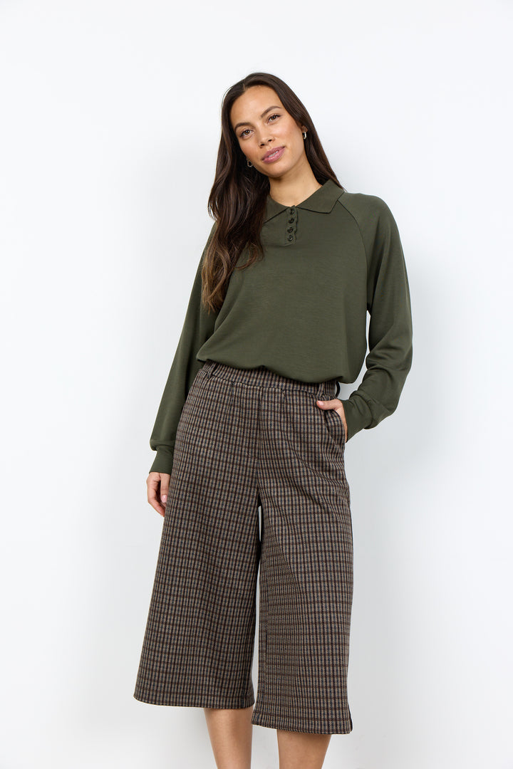 Pantalon à carreaux Hekla - Écoresponsable en mélange de viscose