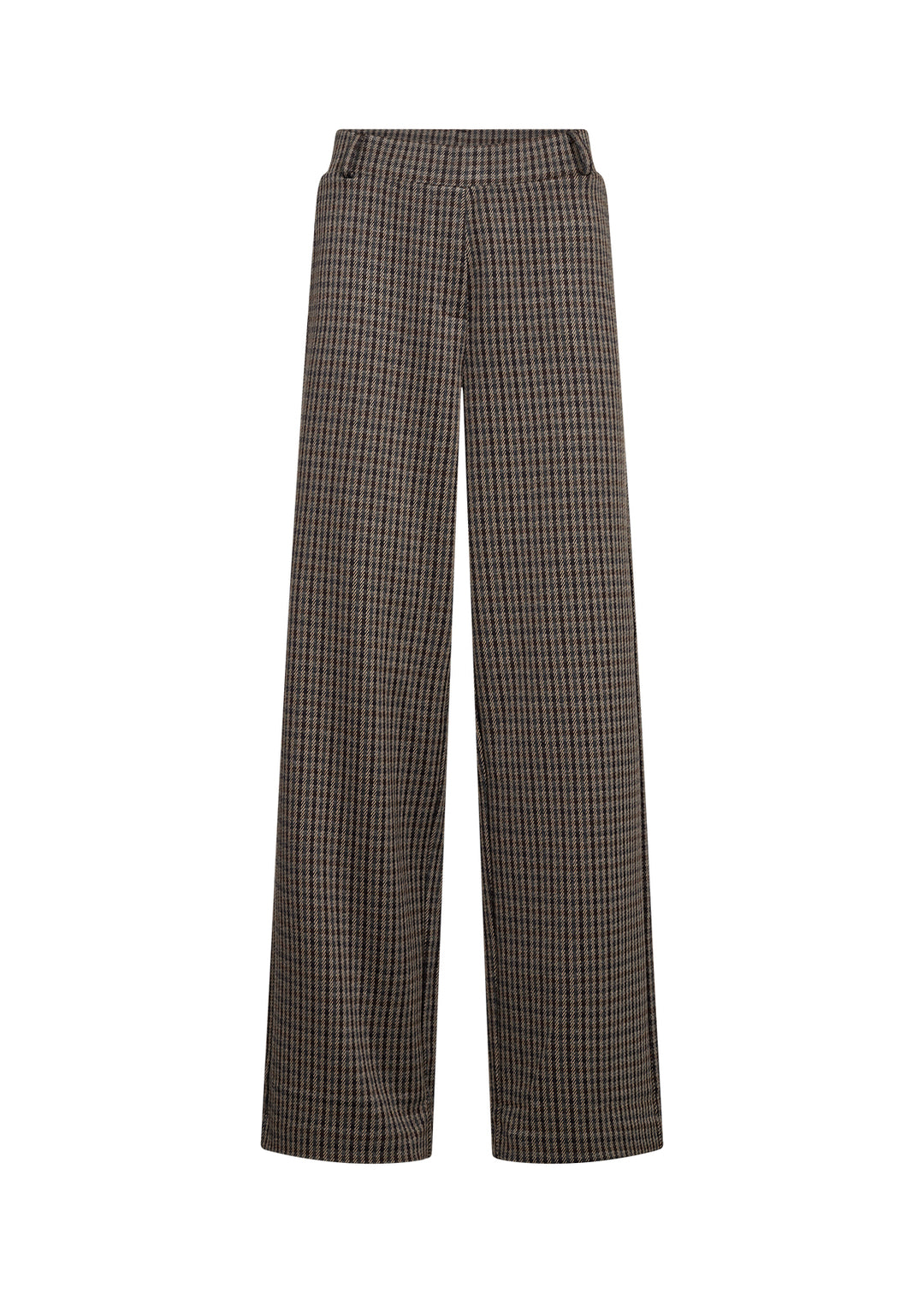 Pantalon à coupe large et motif à carreaux Hekla - Écoresponsable en mélange de viscose
