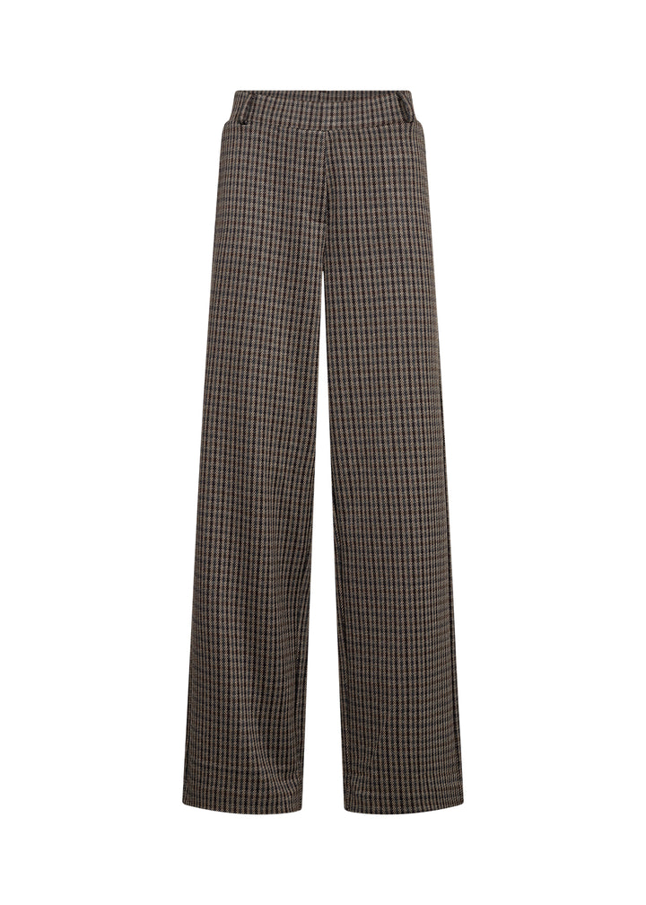 Pantalon à coupe large et motif à carreaux Hekla - Écoresponsable en mélange de viscose