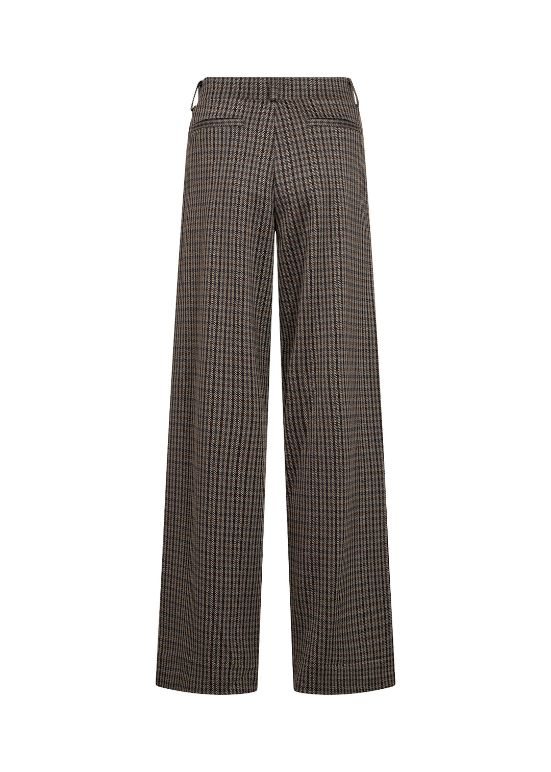 Pantalon à coupe large et motif à carreaux Hekla - Écoresponsable en mélange de viscose