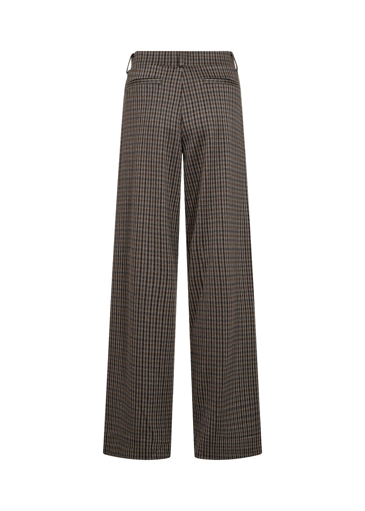 Pantalon à coupe large et motif à carreaux Hekla - Écoresponsable en mélange de viscose