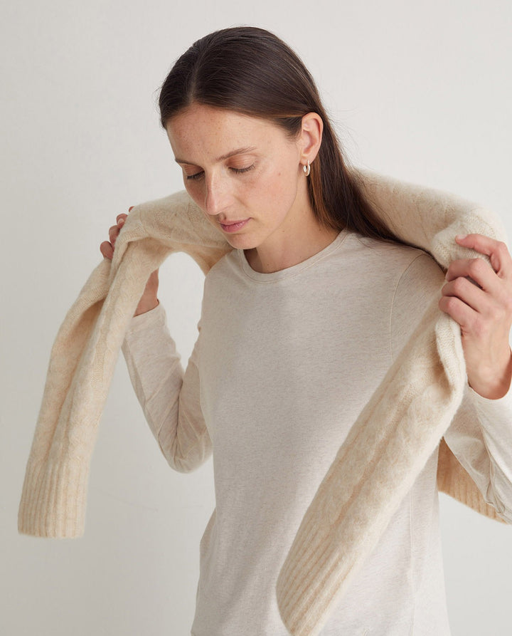 T-shirt coton bio à manches longues