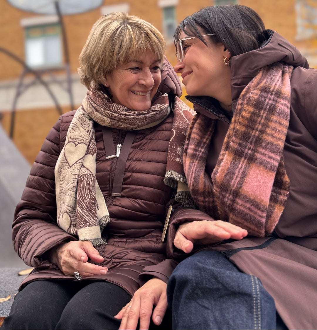 Manteau doudoune café Hietois