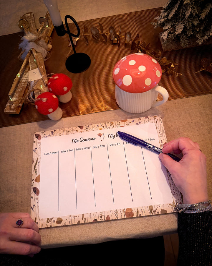 Calendrier fleurs des champs