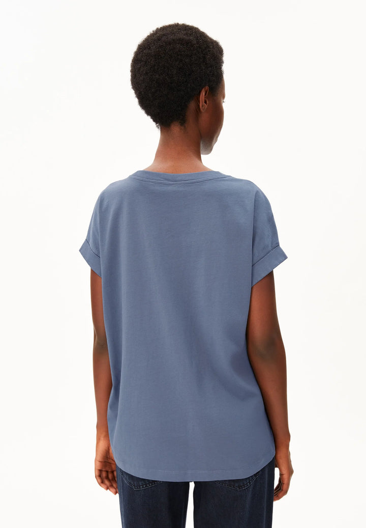 T-shirt en coton biologique Idaara - Haut droit écoresponsable