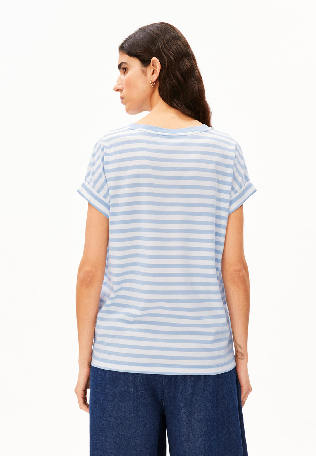 T-shirt à col rond Idaara - En pur coton biologique
