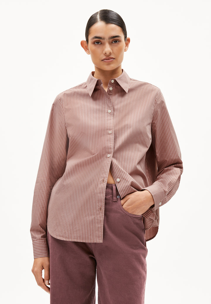 Chemise à lignes de couleurs Louilaa