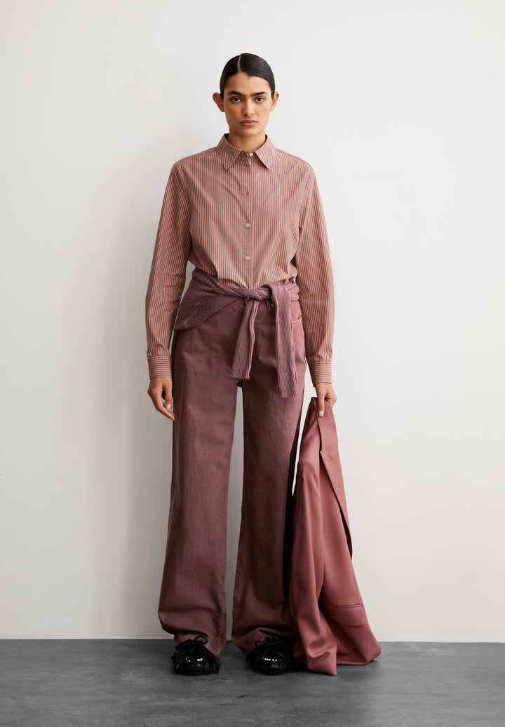 Chemise à lignes de couleurs Louilaa