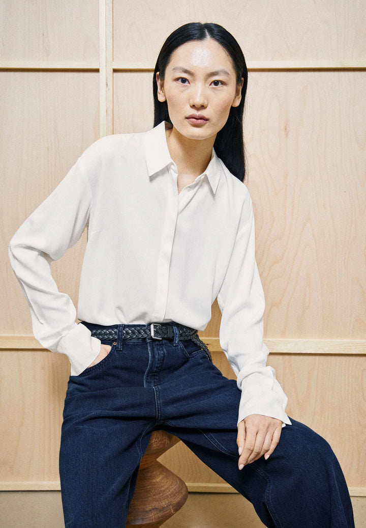 Blouse à manches longues Larisaana - En viscose écoresponsable