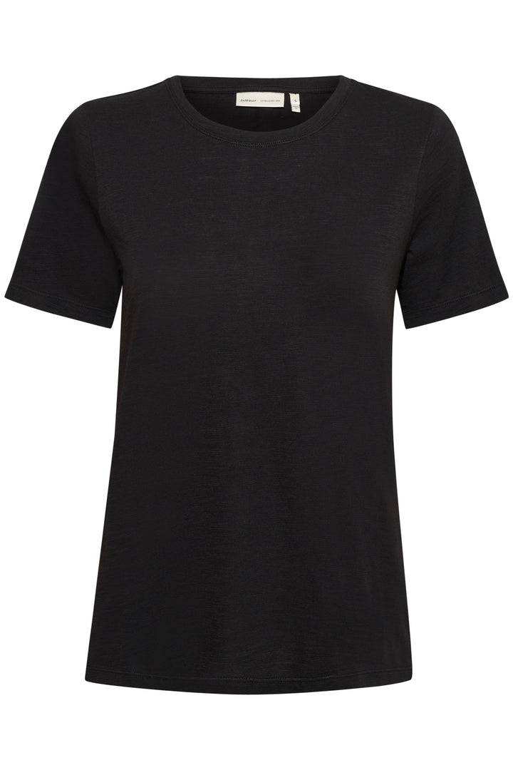 T-shirt à coupe droite Alma - En coton et modal avec encolure ronde et manches courtes