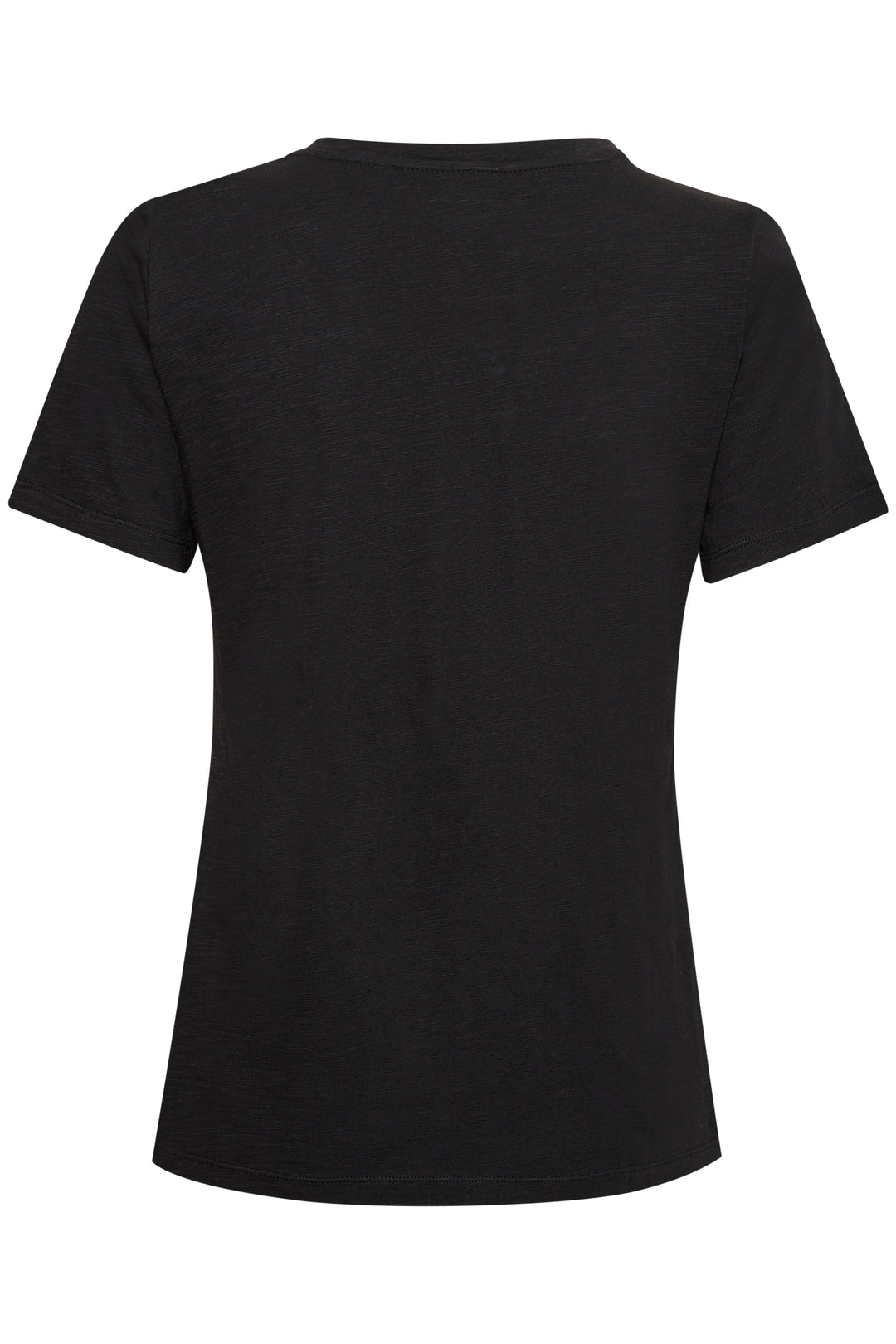 T-shirt à coupe droite Alma - En coton et modal avec encolure ronde et manches courtes