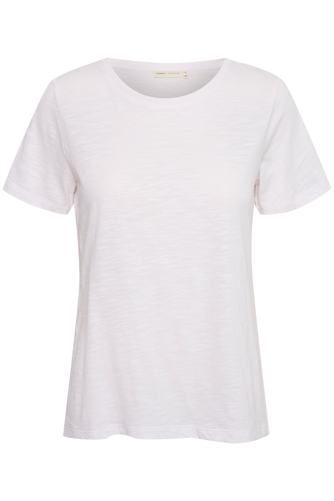 T-shirt à coupe droite Alma - En coton et modal avec encolure ronde et manches courtes