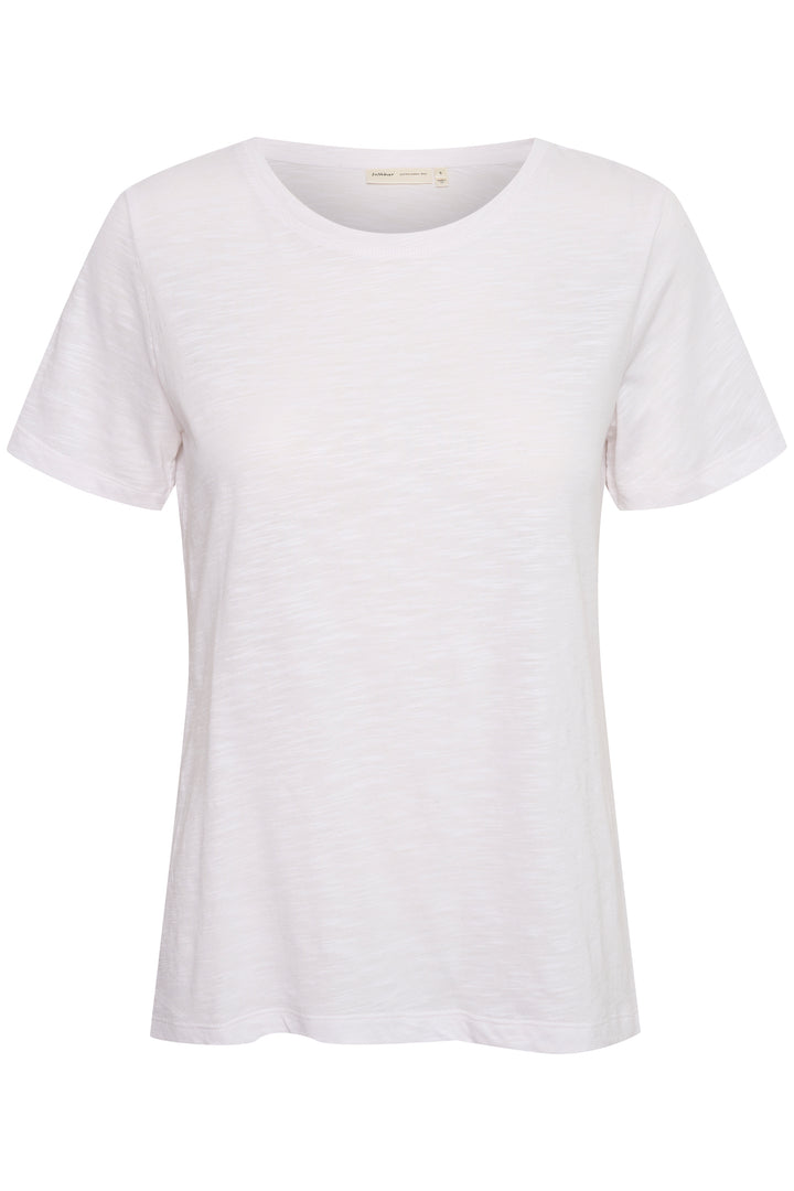T-shirt à coupe droite Alma - En coton et modal avec encolure ronde et manches courtes