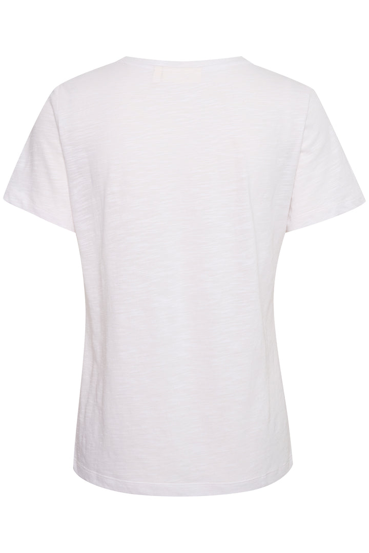 T-shirt à coupe droite Alma - En coton et modal avec encolure ronde et manches courtes