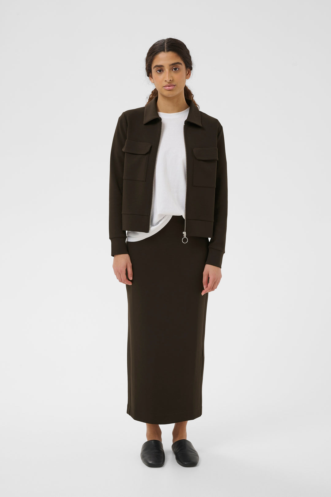 Veste essentielle Beca - Fermeture éclair et coupe ajustée