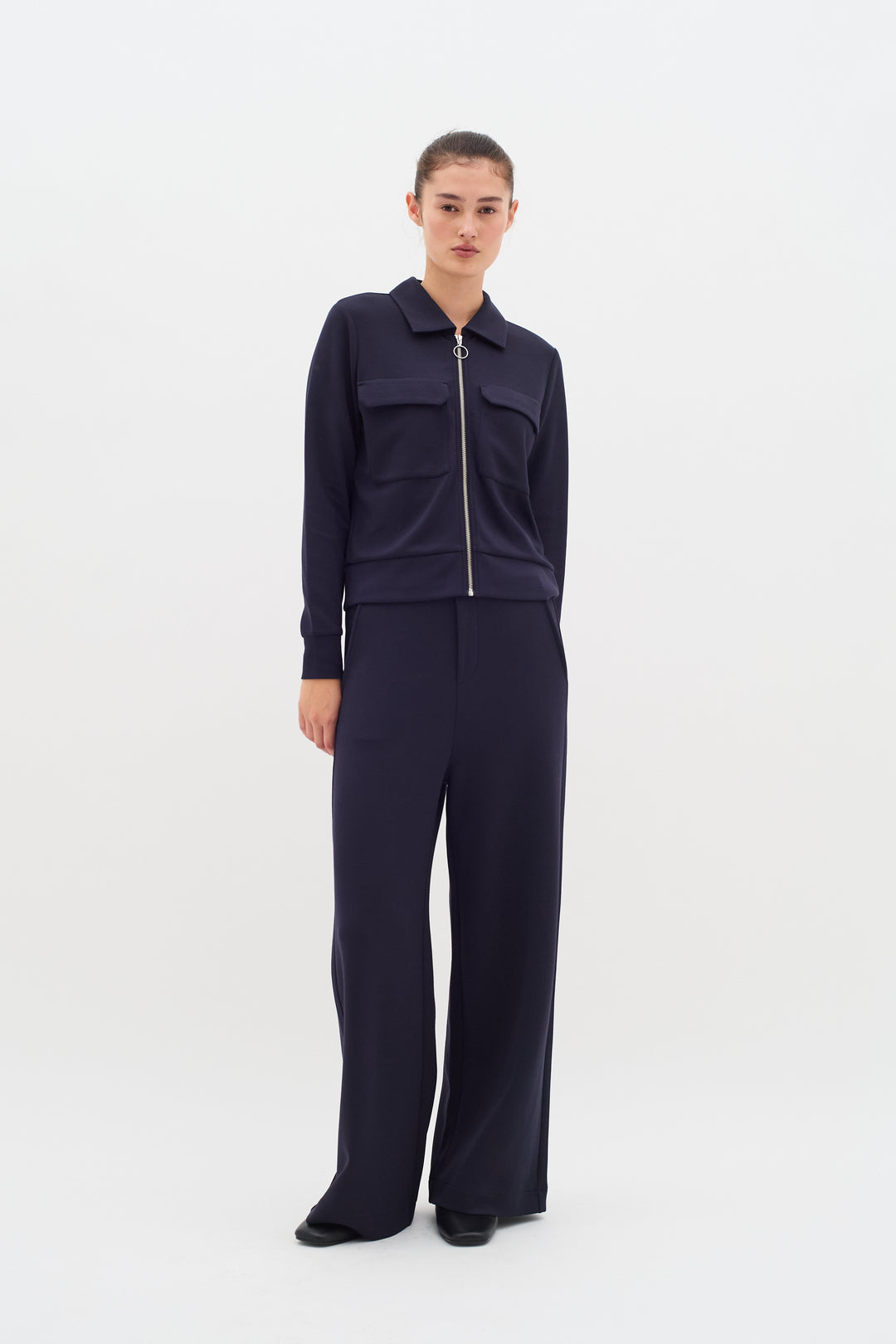 Becal Essential Jacket - Zip closure and slim fit