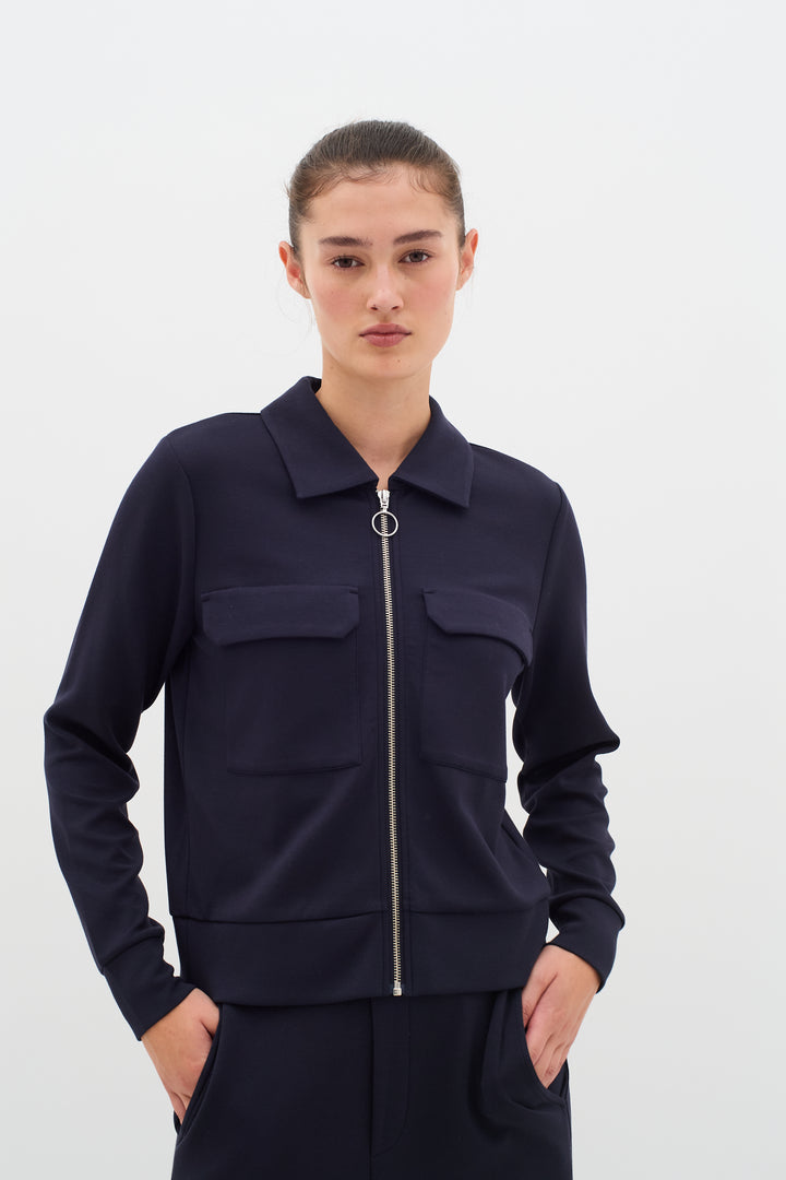 Becal Essential Jacket - Zip closure and slim fit