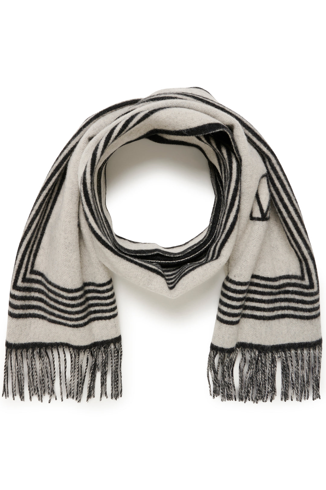 Foulard en laine tissé