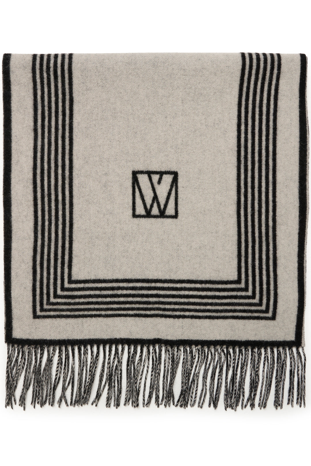 Foulard en laine tissé
