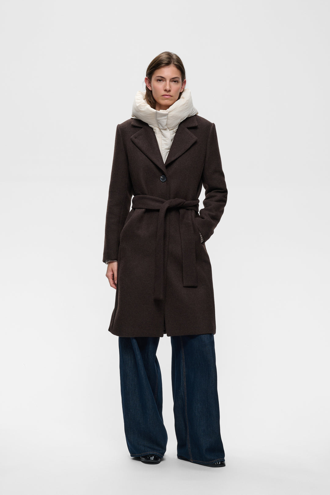 Capuchon Lila - Accessoire de tête matelassé avec col montant intégré