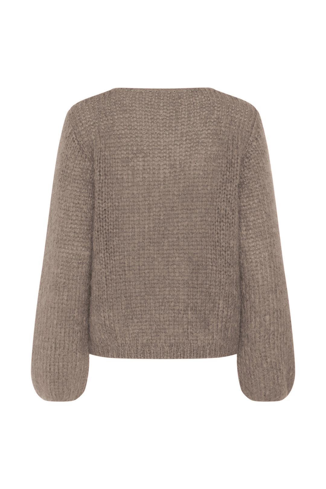 Pull en tricot de mohair et laine Jetra - Avec mailles aérées et manches amples