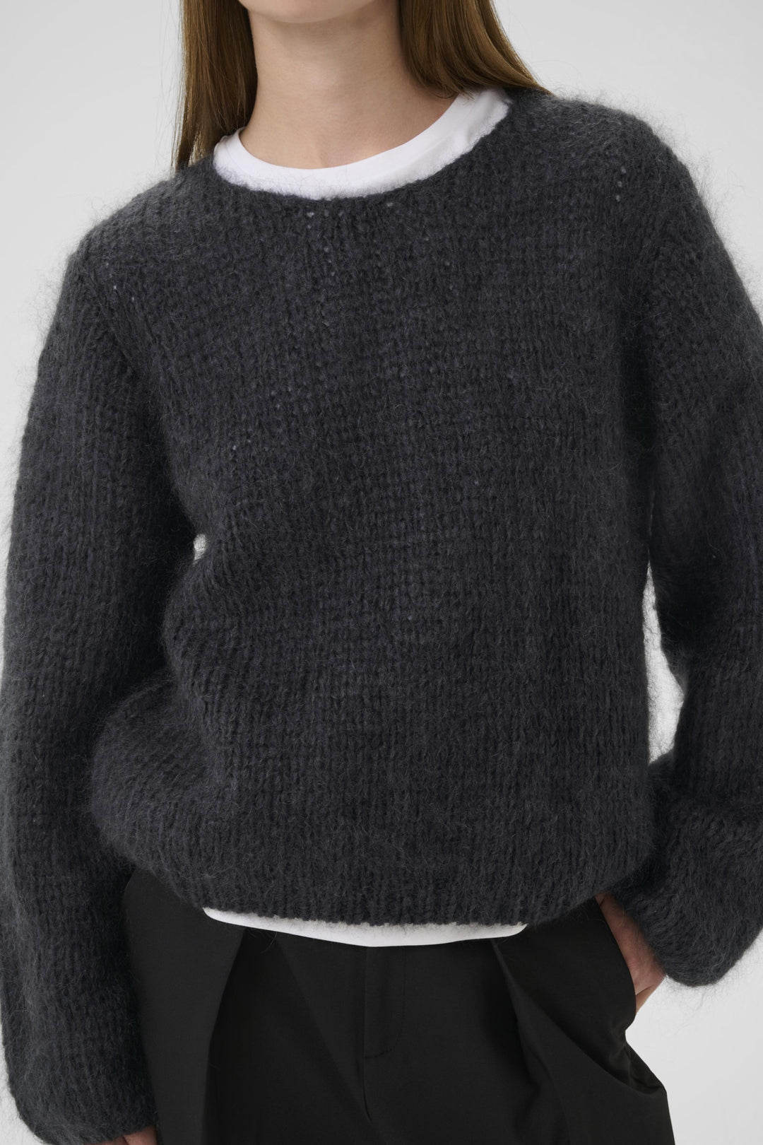 Pull moelleux à mailles aérées Jetra