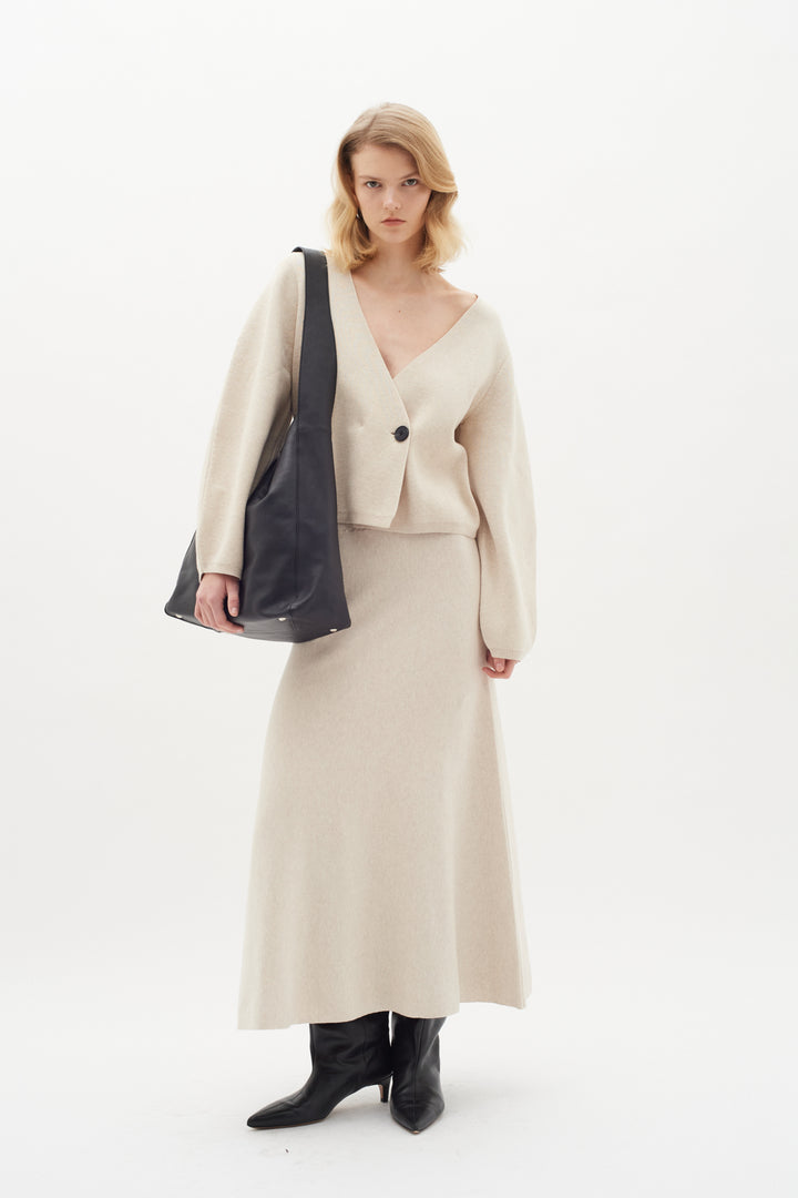 Jupe midi en coton Kaylla