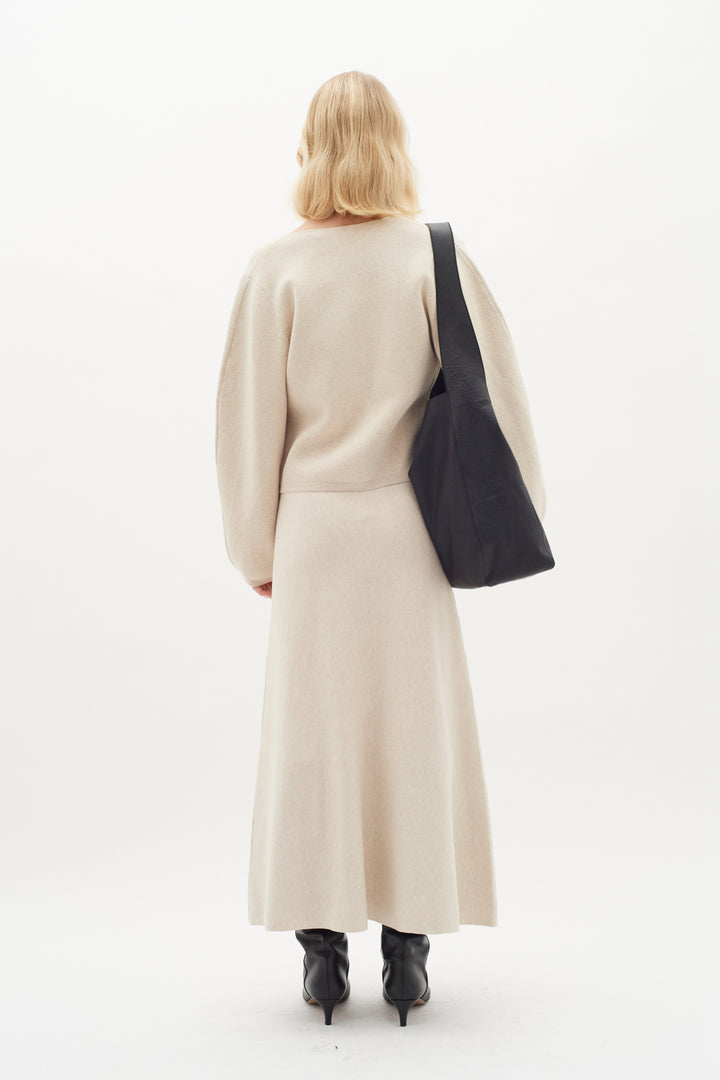 Jupe midi en coton Kaylla