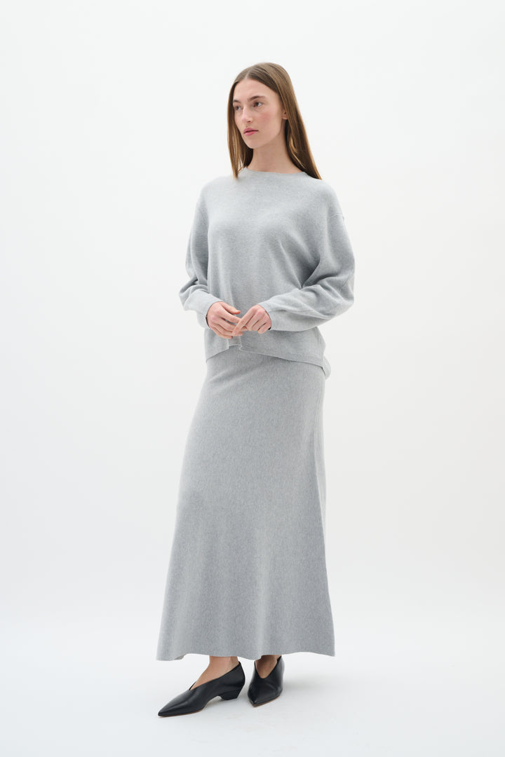 Jupe midi en coton Kaylla