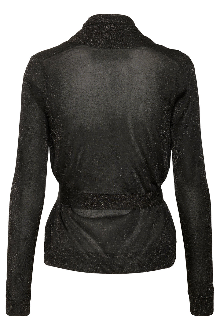 Cardigan scintillant à nouer Thani